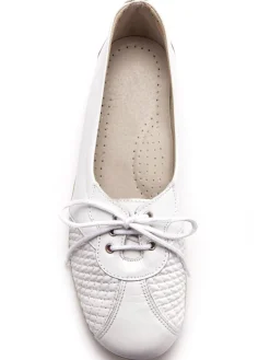 Sale Derbies côtés extensibles cuir Femme Baskets, Derbies