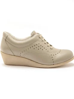 New Derbies cuir à lacets Femme Baskets, Derbies