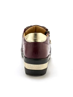 Online Derbies détails métallisés zip et lacets Femme Baskets, Derbies