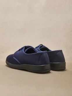 Sale Derbies en maille légèrement extensible Femme Chaussures En Toile