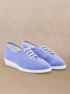 Derbies en toile intérieur éponge Femme Chaussures En Toile