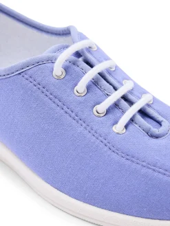 Derbies en toile intérieur éponge Femme Chaussures En Toile