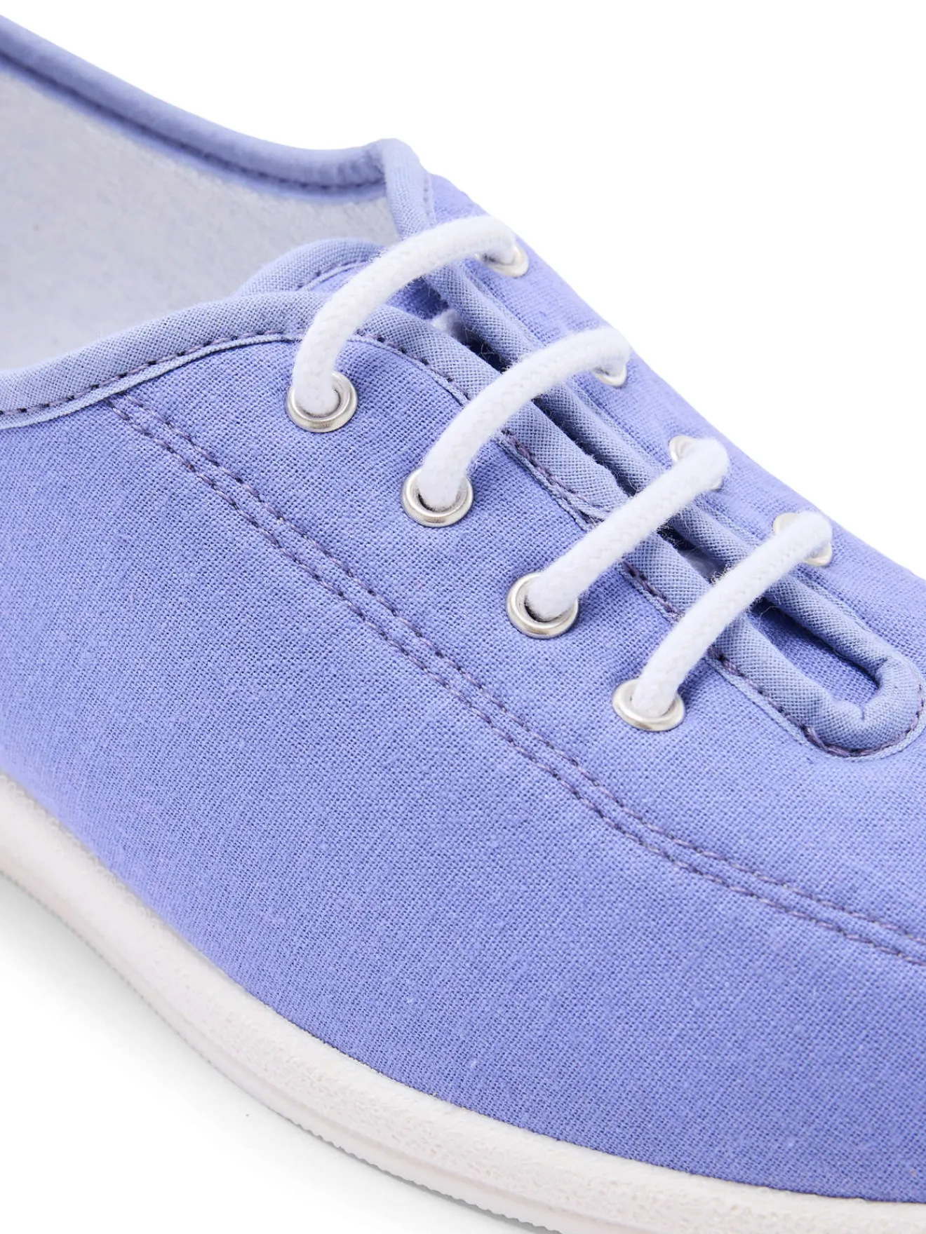 Derbies en toile intérieur éponge Femme Chaussures En Toile