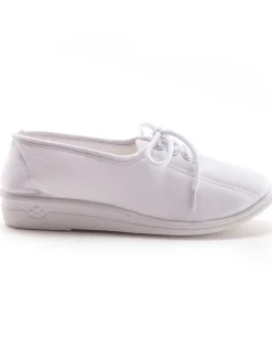 Outlet Derbies en toile intérieur éponge Femme Chaussures En Toile