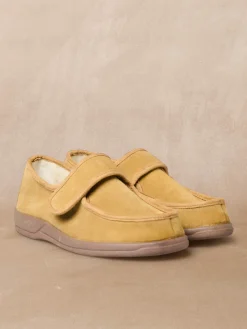 Hot Derbies fourrés à scratch Homme Chaussons|Chaussures Homme