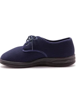 Clearance Derbies grande largeur Femme Chaussures En Toile