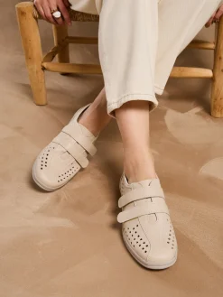 Clearance Derbies scratchées à semelle amovible Femme Baskets, Derbies