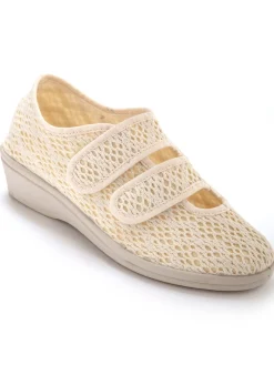 Clearance Derbies souples toile et éponge Femme Chaussures En Toile