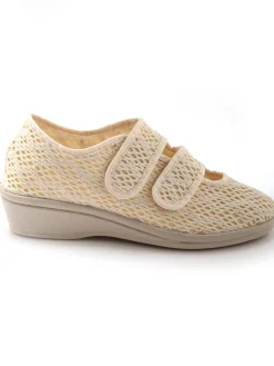 Clearance Derbies souples toile et éponge Femme Chaussures En Toile