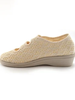 Clearance Derbies souples toile et éponge Femme Chaussures En Toile