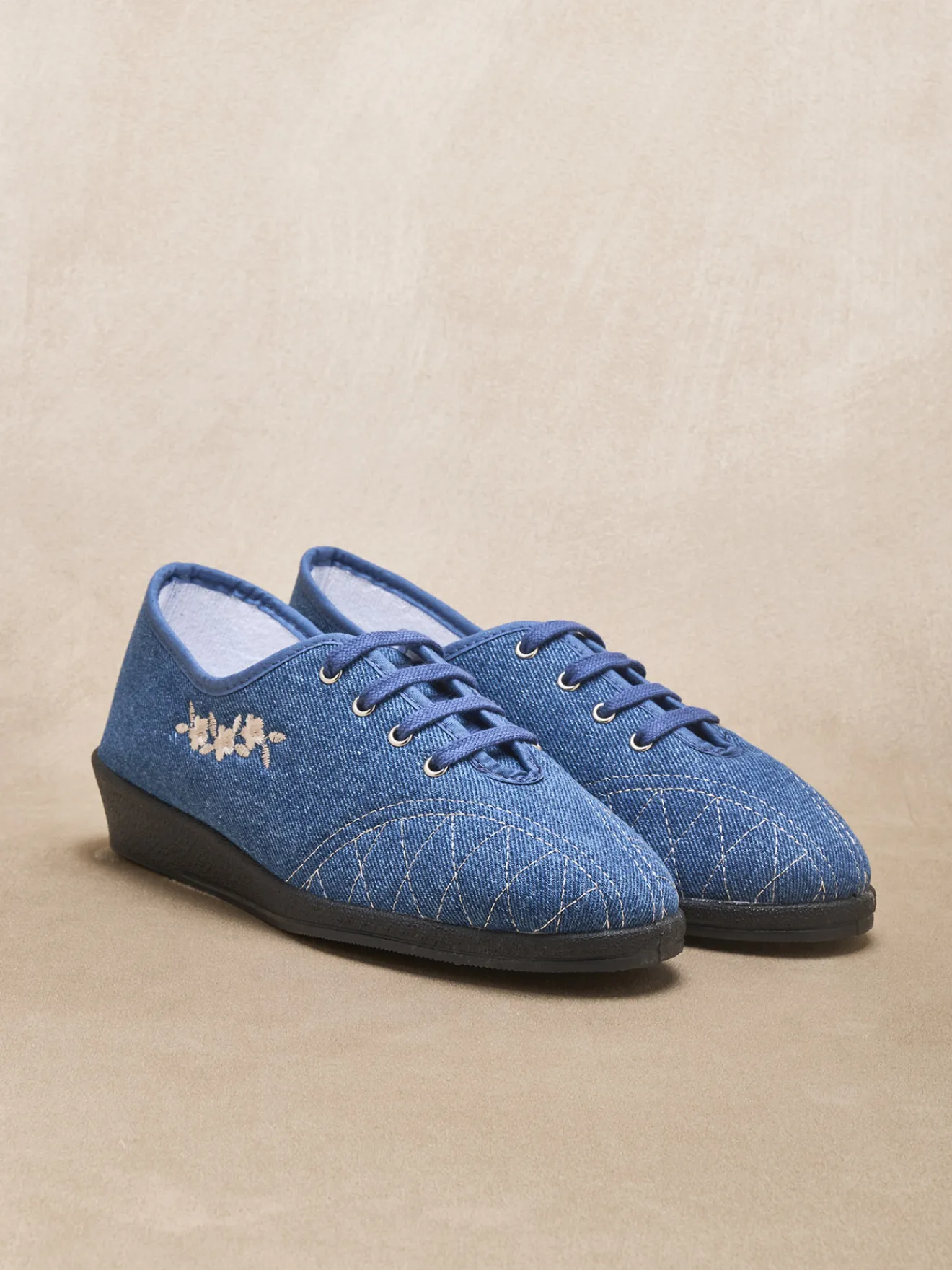 Outlet Derbies ultra-souples Femme Chaussures En Toile