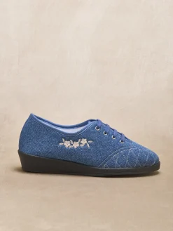 Outlet Derbies ultra-souples Femme Chaussures En Toile