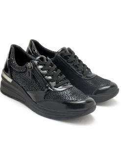 Best Derbies zip côté et lacets Femme Baskets, Derbies