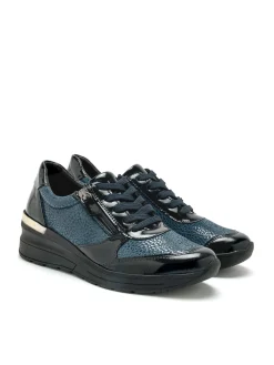 Sale Derbies zip côté et lacets Femme Baskets, Derbies