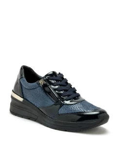 Sale Derbies zip côté et lacets Femme Baskets, Derbies
