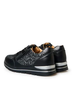 Hot Derbies zippés et lacés semelle amovible Femme Baskets, Derbies