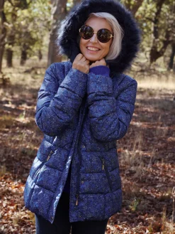 Online Doudoune à capuche amovible Femme Manteau, Parka