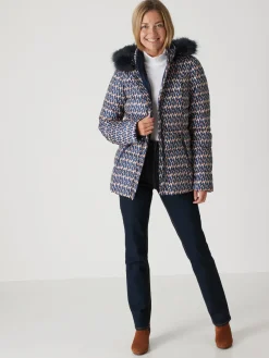 Discount Doudoune à capuche amovible Femme Manteau, Parka