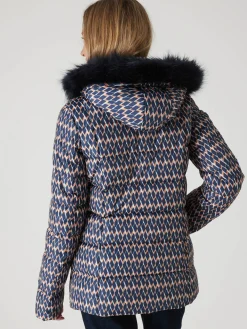 Discount Doudoune à capuche amovible Femme Manteau, Parka