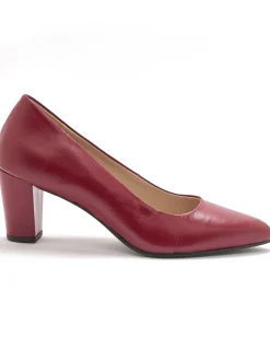 Clearance Escarpins cuir à talon Femme Escarpins