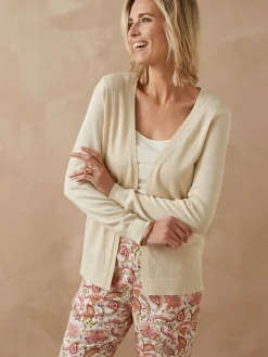 Best Gilet ajouré bord à bord Femme Gilet