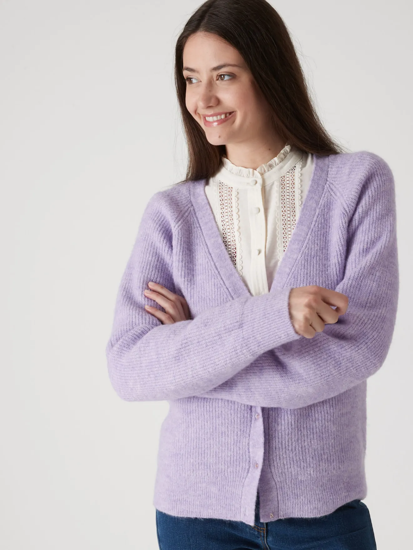 Outlet Gilet côtes anglaises Femme Gilet