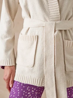 Clearance Gilet en maille bouclette Peignoir, Robe De Chambre