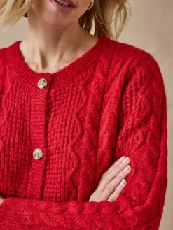 Outlet Gilet en maille fantaisie Femme Gilet