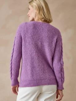 Clearance Gilet en maille fantaisie Femme Gilet