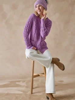 Clearance Gilet en maille fantaisie Femme Gilet