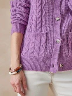 Clearance Gilet en maille fantaisie Femme Gilet