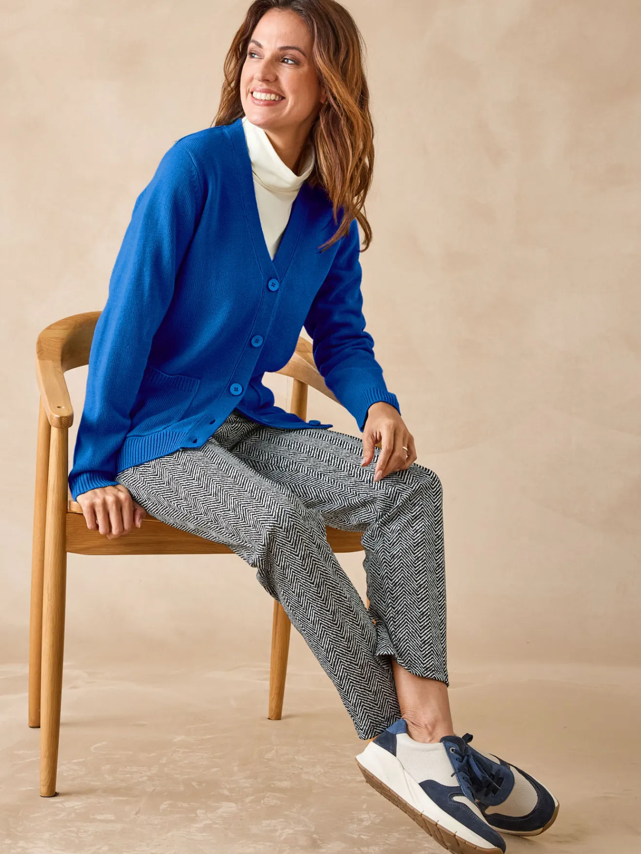 Clearance Gilet intemporel manches longues Femme Gilet