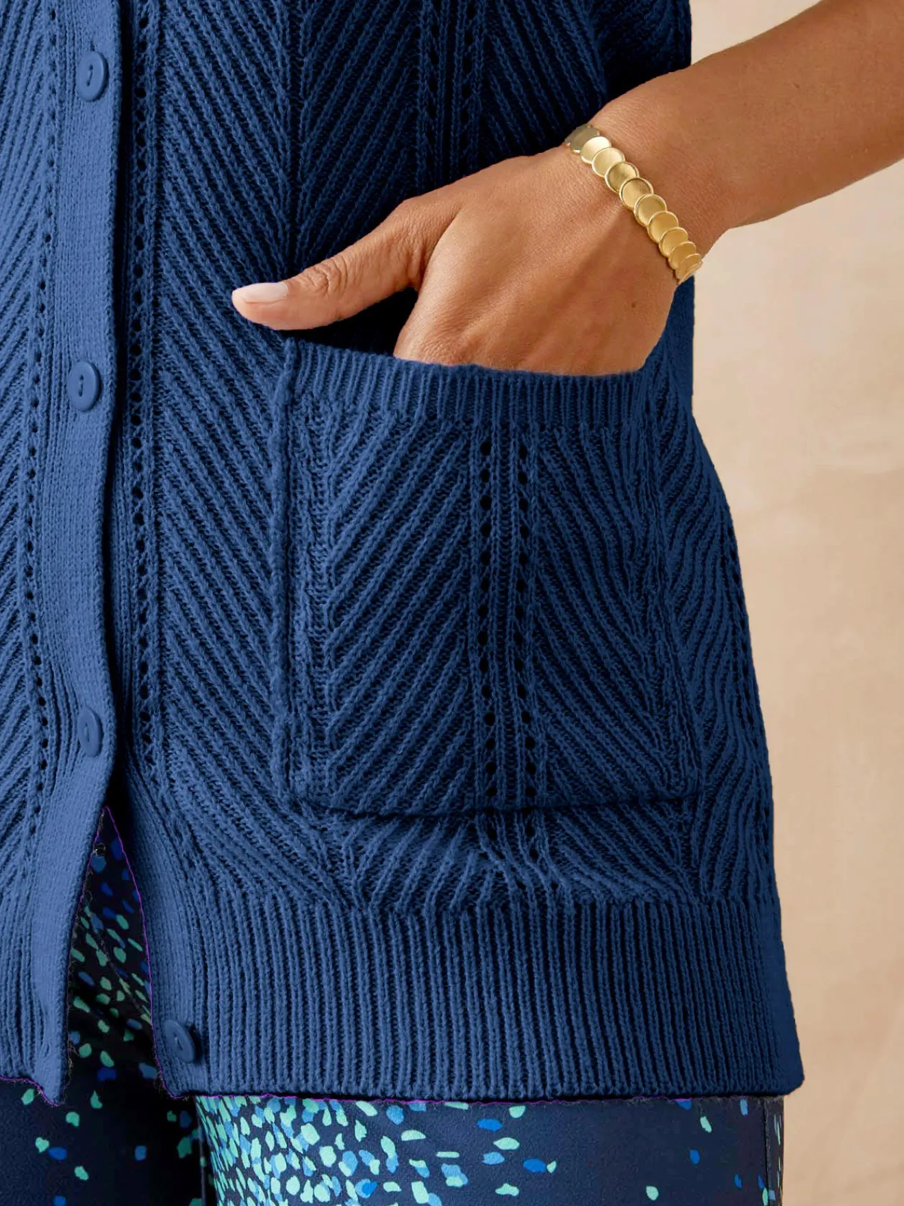 Online Gilet sans manches point ajouré Femme Gilet