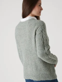 Best GIlet torsadé Femme Gilet