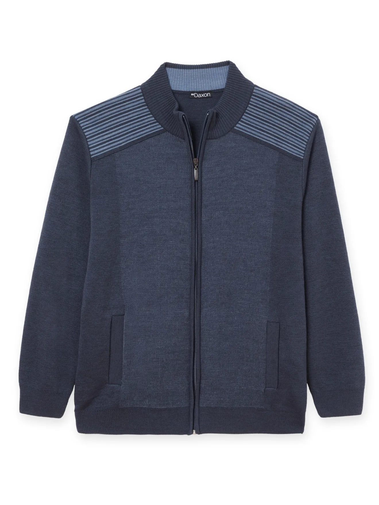 New Gilet zippé avec laine Homme Gilet, Cardigan