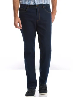 Discount Jean droit extensible élastiqué Homme Pantalon|Jean