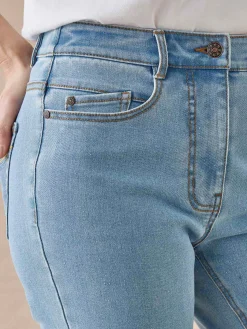 Best Jean droit taille haute stretch Femme Jean|Pantalon