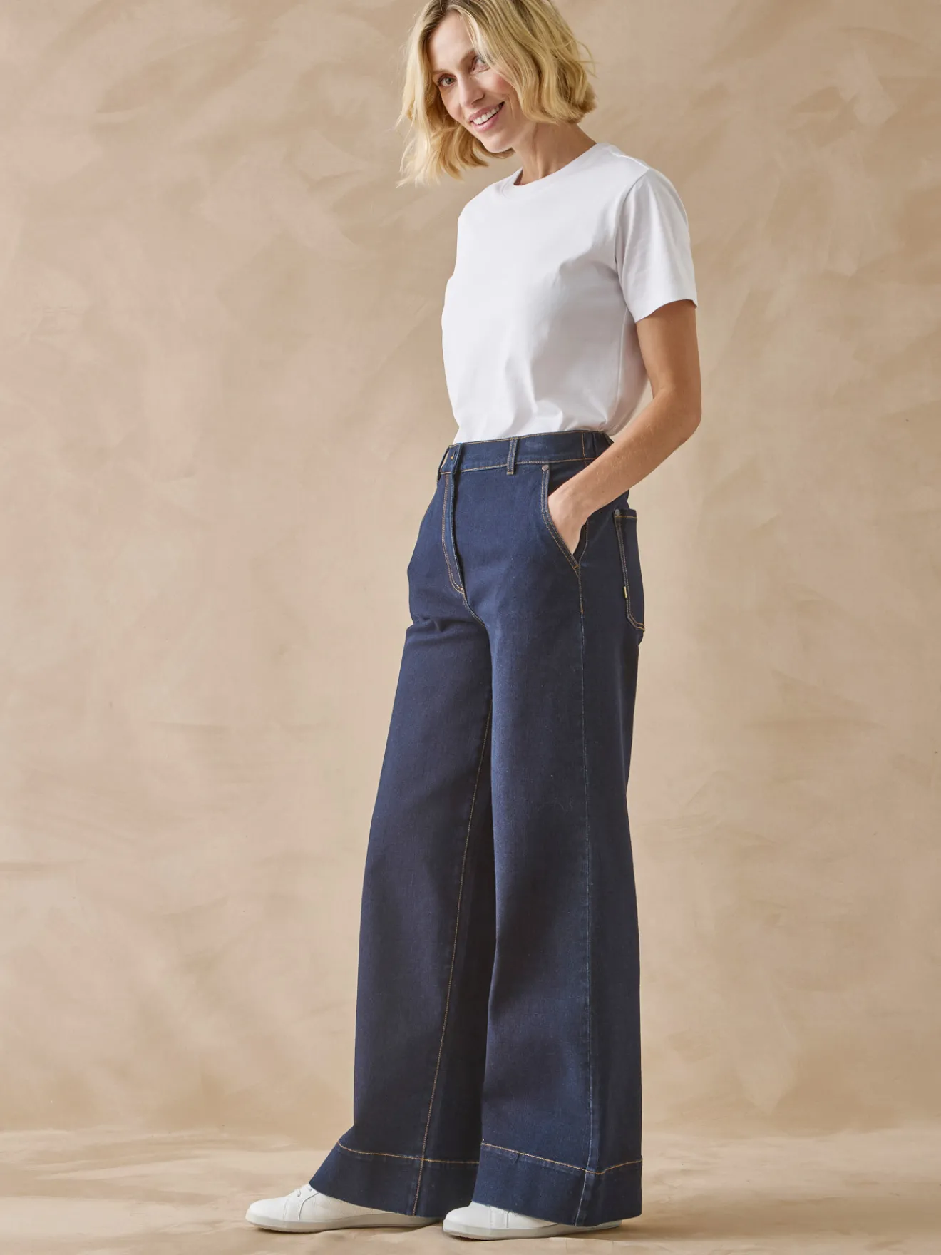 Jean large Femme Jean|Pantalon