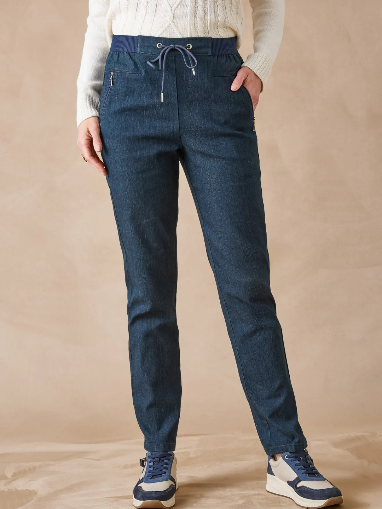 Clearance Jean élastiqué Femme Jean|Pantalon