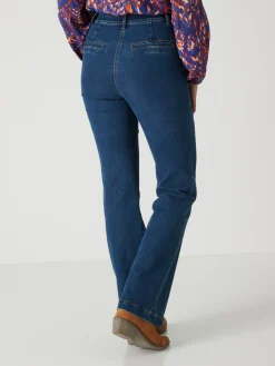 Hot Jean élastiqué bas évasé stature +1.60m Femme Jean|Pantalon