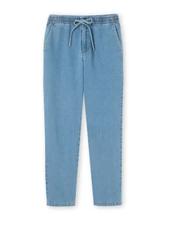 Discount Jean élastiqué denim léger Homme Pantalon