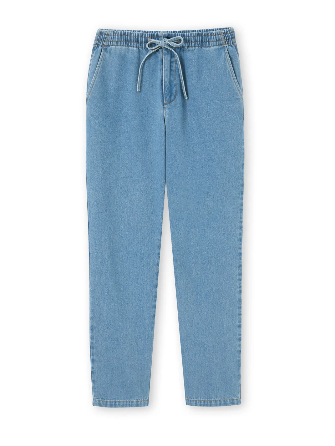 Discount Jean élastiqué denim léger Homme Pantalon