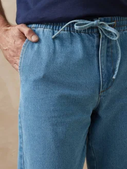 Discount Jean élastiqué denim léger Homme Pantalon