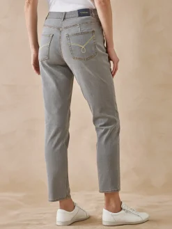 Sale Jean 7/8ème taille haute Femme Jean|Pantalon