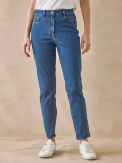 Sale Jean 7/8ème taille haute Femme Jean|Pantalon
