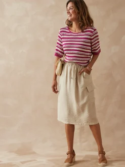 Clearance Jupe cargo élastiquée Femme Jupe