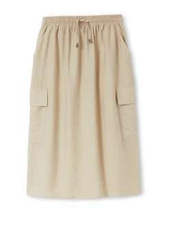 Clearance Jupe cargo élastiquée Femme Jupe