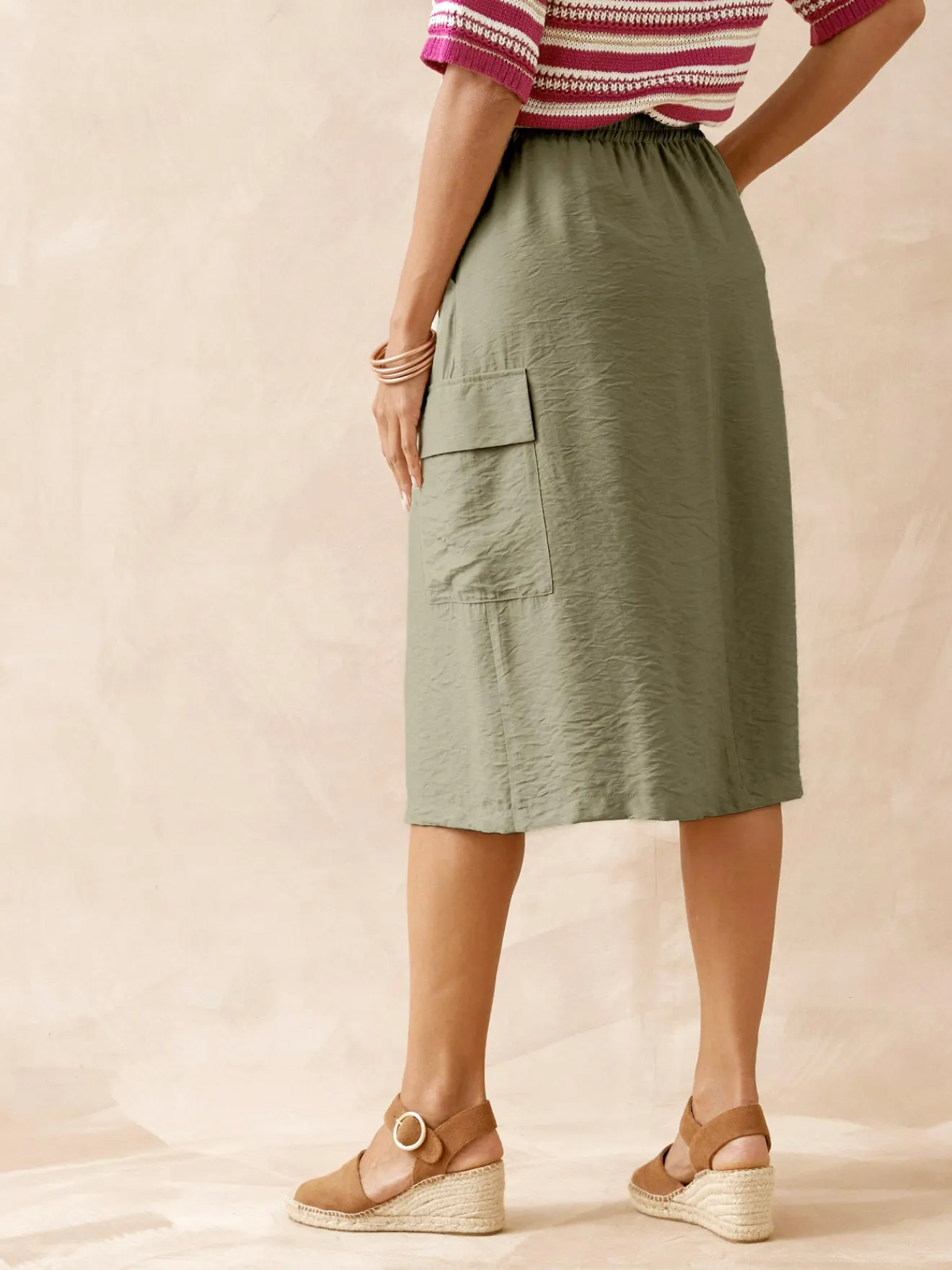 Best Jupe cargo élastiquée Femme Jupe