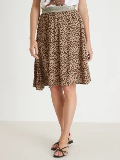 Best Jupe courte entièrement élastiquée Femme Jupe