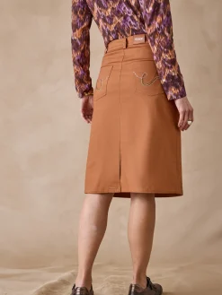 Clearance Jupe droite 5 poches Femme Jupe